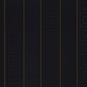 Versace|Wallpaper Greek key golden stripes|Stripes