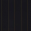 Versace|Wallpaper modern black metallic stripes|Stripes