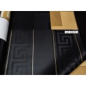 Versace|Moderne Tapete schwarze Streifen metallic|Streifen