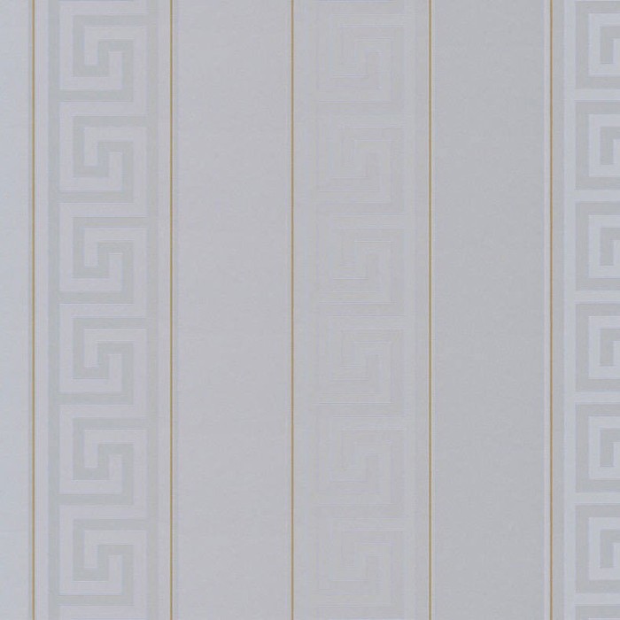 Versace|Papel pintado rayas plateadas con brillo|Rayas