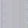 Versace|Papier peint rayures argent brillantes|Rayures
