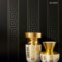 Versace|Wallpaper Greek key golden stripes|Stripes