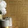 Papeldecor|Luxustapete goldenes metallisches Labyrinth|Tapeten-Ausverkauf
