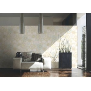 As Creation|Tile combination wallpaper white and beige|Tile Imitation 2