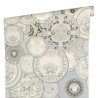 Papel pintado Versace juego de porcelana metalizado - Versace Versace III 349013