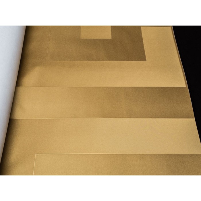 Papel pintado Versace clave griega dorado metalizado - Versace Versace III 935232