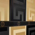 Versace|Papier peint Versace design moderne noir|Papier Peint