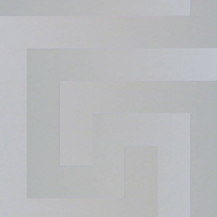 Papel pintado Versace clave griega plata metalizado - Versace Versace III 935235