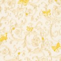 Versace|Ornamental floral wallpaper with butterflies|Wallpaper