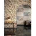 Versace|Papier peint néoclassique ornemental floral avec papillons|Romantique