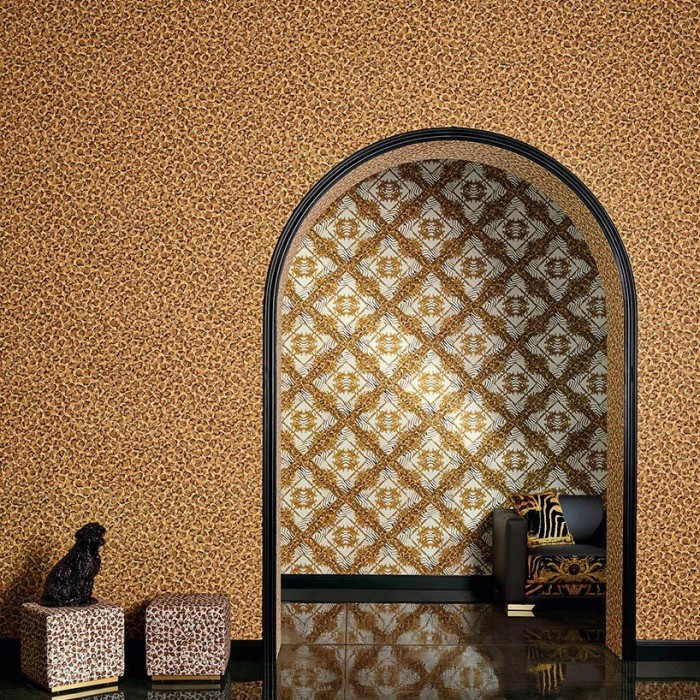 Versace|Versace imitation animal skin wallpaper|Skin Imitation