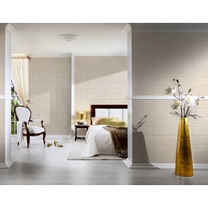 Versace|Grey stone block wallpaper|Stone Imitation 2