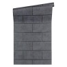 Versace|Black stone block wallpaper|Stone Imitation