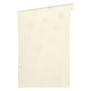 Versace|Papel pintado Versace dorado con logo en relieve|Papel Pintado 2