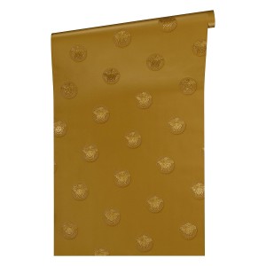 Versace|Papel pintado Versace blanco con logo gris|Minimalista 2
