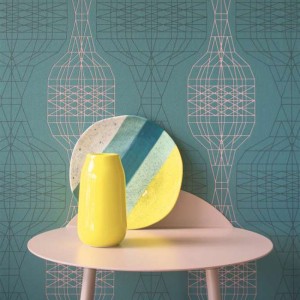 Papeldecor|Papier peint effet textile gris|Liquidation