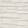 As Creation|White block stone brick wallpaper|Wallpaper
