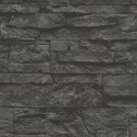 As Creation|Limestone wall effect wallpaper black color|Wallpaper