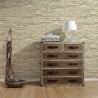 Papel pintado imitación muro pieda caliza - As Creation Wood´N Stones 707130