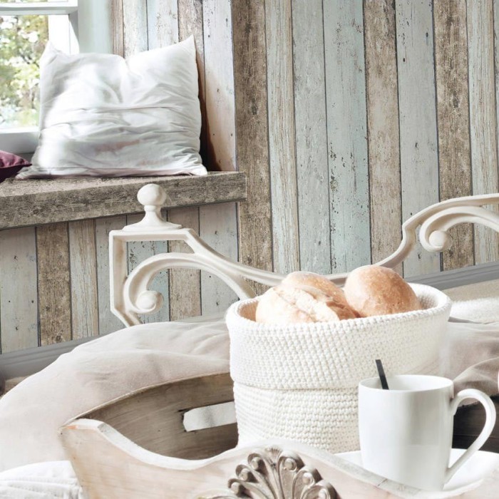 As Creation|Tapete mit Vintage-Holzplanken|Holzimitat