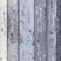 As Creation|Tapete mit Holzplanken-Effekt in Blautönen|Holzimitat