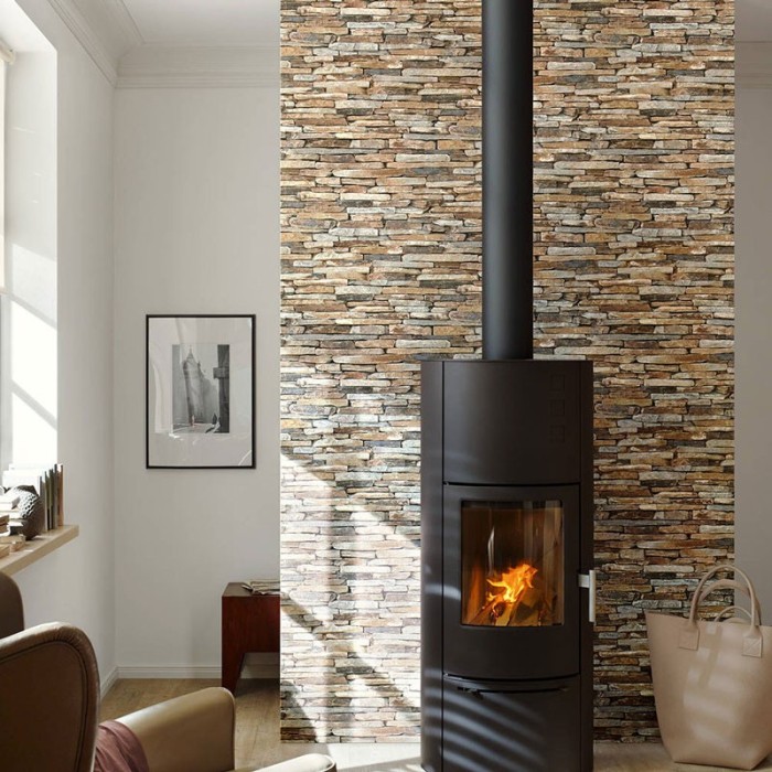 As Creation|Rustikale Tapete mit Natursteindielen modern|Tapeten