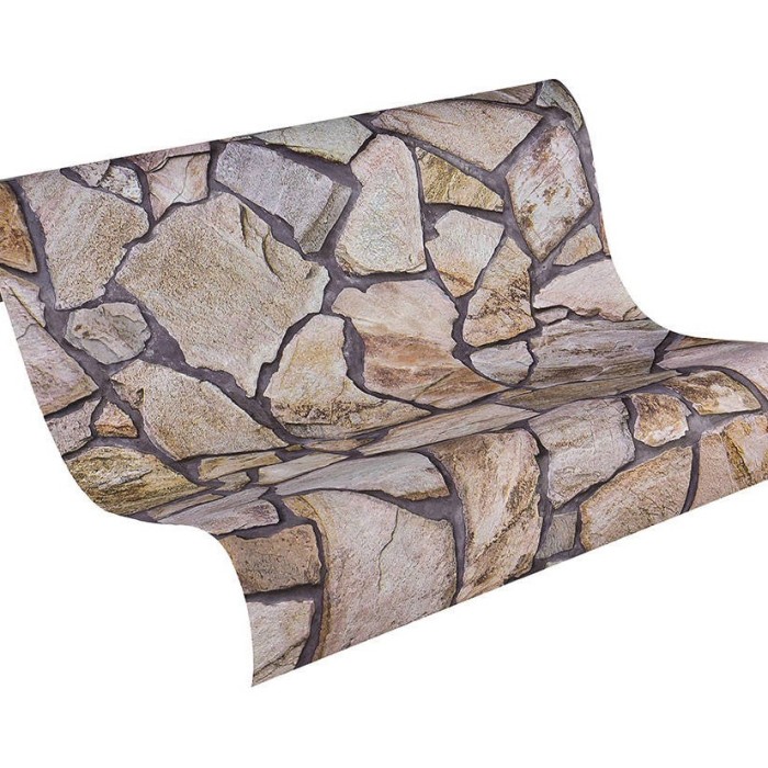 As Creation|Papel pintado piedra natural para paredes rústicas|Imitacion Piedra