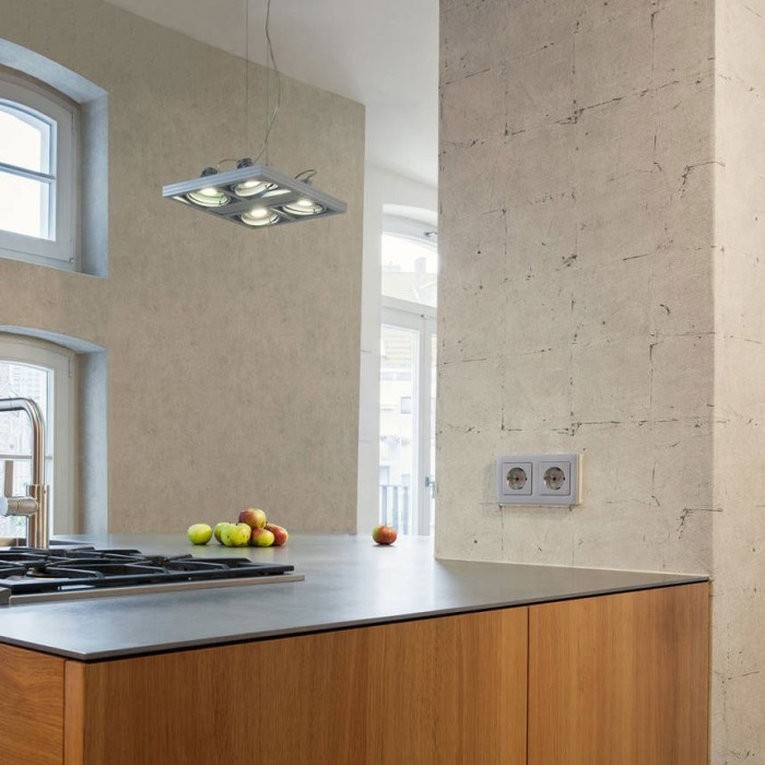 As Creation|Zementfliesenoptik-Tapete|Industriell