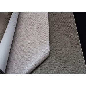 Casamance|Papel pintado fibra natural rayada antracita|Papel Pintado 2