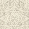 Eijffinger|Carved wooden wallpaper with bone white ornaments|Wallpaper