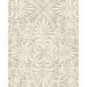 Eijffinger|Carved wooden wallpaper with bone white ornaments|Wallpaper