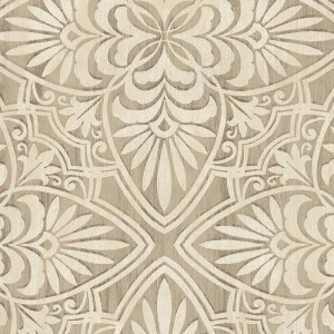 Eijffinger|Papier peint floral vintage effet textile beige et or|Papier Peint