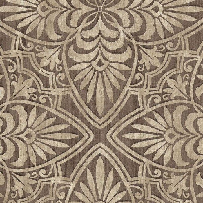 Eijffinger|Ethnic geometric carved wood wallpaper|Wallpaper