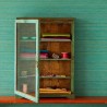 Eijffinger|Rustic green raffia wallpaper|Wallpaper