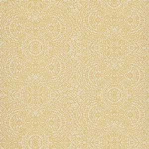 Casamance|Papier peint lin jaune décoratif|Papier Peint