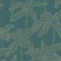 Eijffinger|Papel pintado palmeras verdes metalizado moderno|Papel Pintado