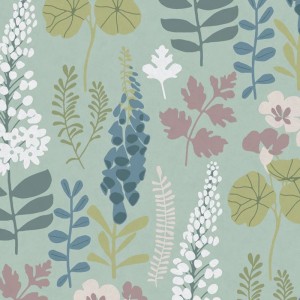 Eijffinger|Scandinavian wallpaper with Nordic flower bouquets|Wallpaper