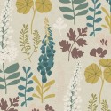 Eijffinger|Tapete skandinavisch floral beige mit bunten Blumen|Tapeten