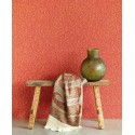 Papeldecor|Papier peint rustique moderne tons rouges avec moucheté orange|Papier Peint
