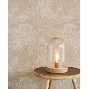 Casamance|Wallpaper wild silk blue|Fabric Imitation 2