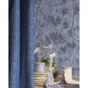 Papeldecor|Papier peint textile fleuri effet lin pour espaces chaleureux|Papier Peint