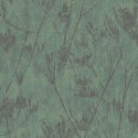 Papeldecor|Textile floral wallpaper with botanical motifs in emerald green|Wallpaper