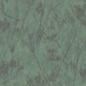 Papeldecor|Textile floral wallpaper with botanical motifs in emerald green|Wallpaper