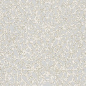 As Creation|Wallpaper black and gold damask medallions|Damask