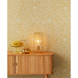 Caselio|Papier peint semi-uni effet raphia beige|Papier Peint 2