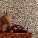 Papeldecor|Vliestapete Brokat Klassischer Stil Braun und Gold|Tapeten