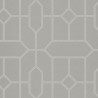 Papeldecor|Tapete geometrisch sandfarben mit metallischen Mustern|Tapeten