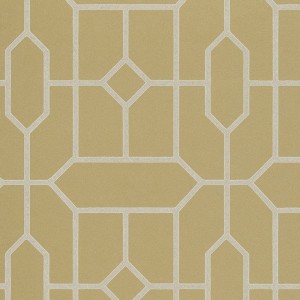 As Creation|Pistachio green retro-style psychedelic wallpaper|Retro