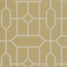 Papeldecor|Tapete geometrisch gelb, ideal für das Wohnzimmer|Tapeten