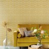 Papeldecor|Tapete geometrisch gelb, ideal für das Wohnzimmer|Tapeten